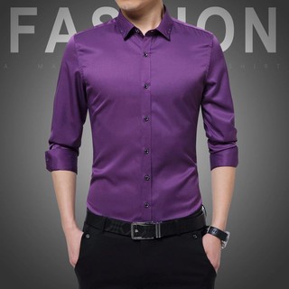 2020 Camisetas Masculinas Verão & Primavera Casual Tops Negócios Lazer Algodão Camisa De Manga Comprida