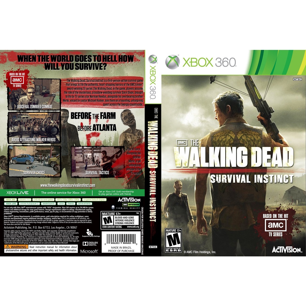 The Walking Dead Survival Instinct [ Xbox 360 LT 3..0 ou RGH 3.0 ]
