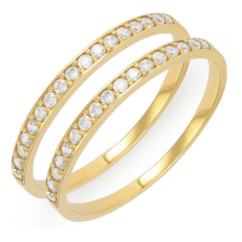 2 Aparador de Alianca em Moeda Antiga 2mm / Aparador Para Aliança Banhado a Ouro 18k