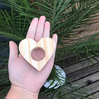 Porta Guardanapo Coração PINUS - PG - Mesa Posta