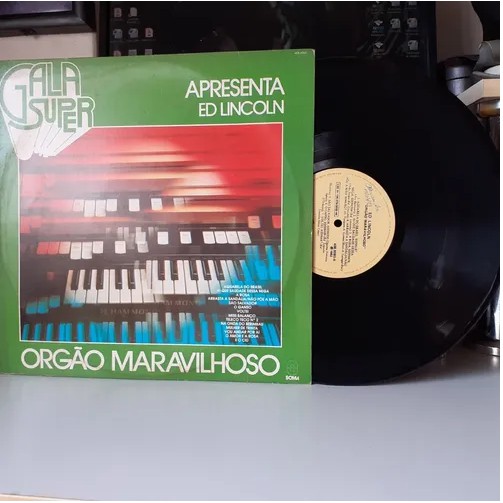 LP ED LINCOLN (Gala Super Apresenta), c/Encarte, excelente estado, 1982