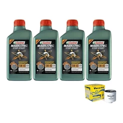 4 Lts Magnatec 5w40 Original Vw 502 + Filtro Vw Tm2