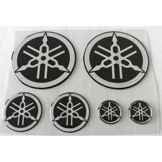Emblema Adesivo Resinado Tanque Logo Yamaha (kit C/ 6) em Oferta na Shopee