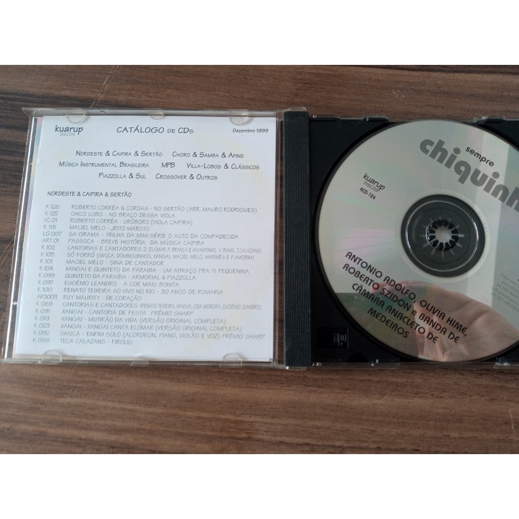 CD Chiquinha Francisca Gonzaga coleção Sempre com Antonio Adolfo, Olivia Hime e outros