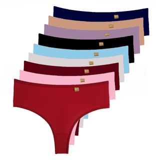 Kit 5 Calcinha Plus Size Fio Duplo Renda Feminina Sensual Renda REF: Belissíma
