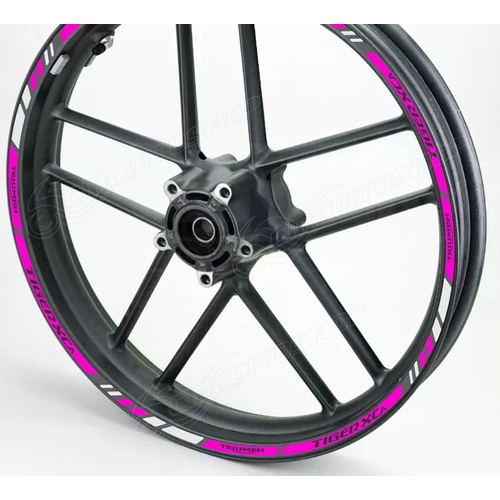 Friso Adesivo Refletivo M6 Roda Moto Triumph Tiger 800 Xca