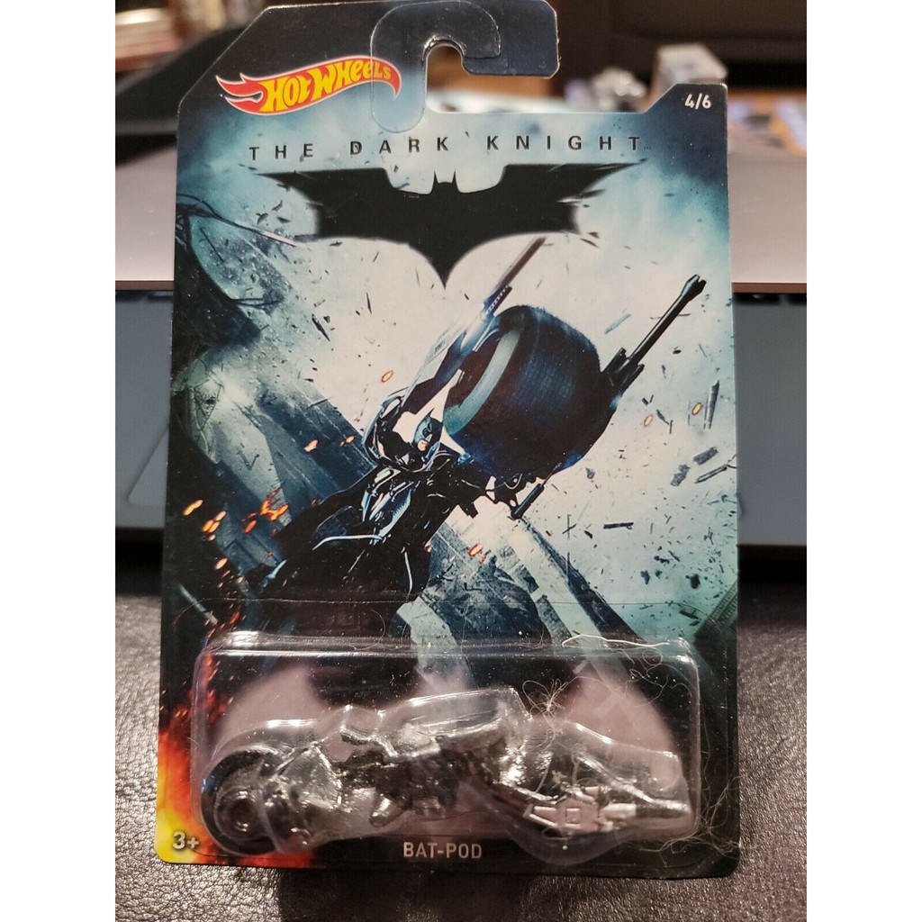 Bx157 Hot Wheels The Dark Knight Bat-pod Batman Motorcycle tematico h3br |  Shopee Brasil