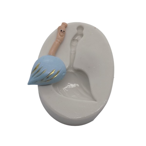 Molde De Silicone Espanador A Bela E A Fera Molde Para Confeitaria Molde Para Biscuit 410