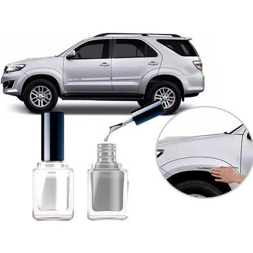 Tinta Tira Risco Automotivo Cor Para Carro Toyota Hilux Sw4 2011 Prata Supernova