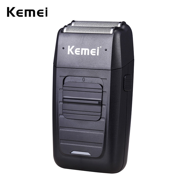 Kemei KM-1102 Barbeador Elétrico Duas Lâminas De Folha De Metal Moving Através Multifuncional Forte Para Homens em Oferta na Shopee