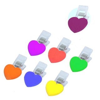 Mini Prendedor Clips De Costura Patchwork Coração - 10 peças em Oferta na Shopee