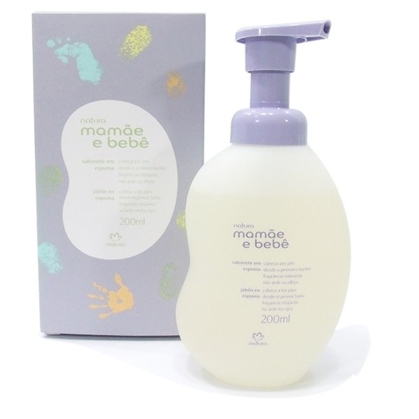 Sabonete Em Espuma Natura Mamae E Bebe Relaxante 0 Ml Shopee Brasil