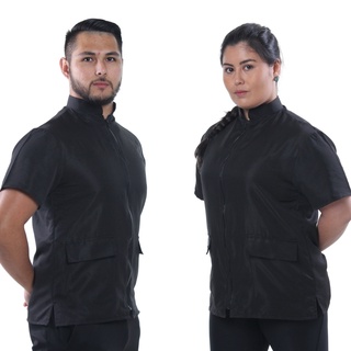 Uniforme Para Tosador Unissex Preto Liso Jaleco Groomer Pet Shop Feminino e Masculino em Oferta na Shopee