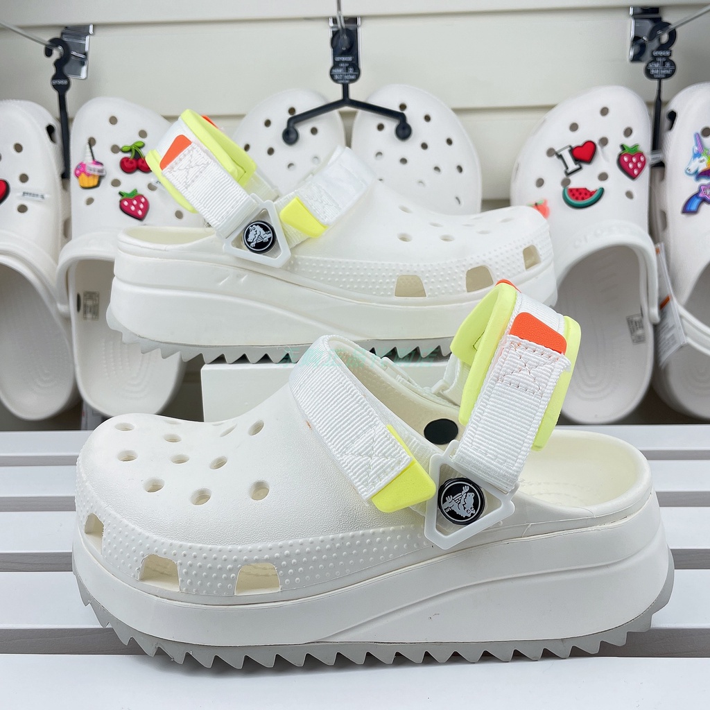 Sandália De Praia Feminina Crocs Com Sola Grossa Estilo Carlo Chi206772 |  Shopee Brasil