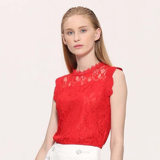 lace top blouse with sleeves