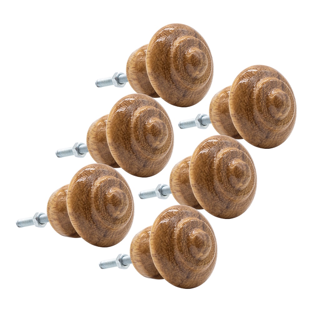 6 Puxadores Colonial Ponto 1 Furo Moveis Gaveta Parafuso PRG
