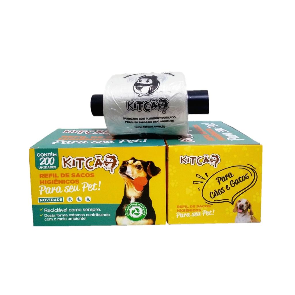 Refil Kitcão Cata Caca 28x38 Com 200 Sacos