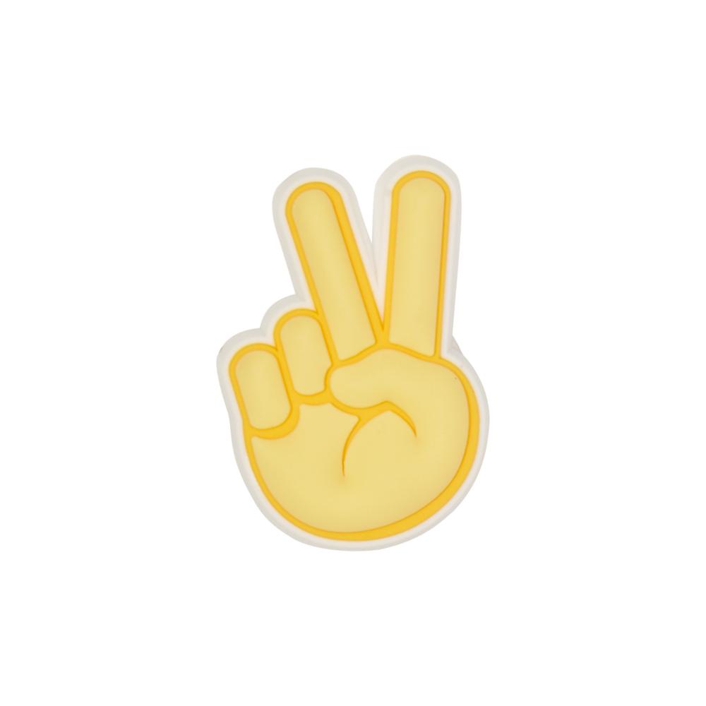 Jibbitz charm paz e amor unico
