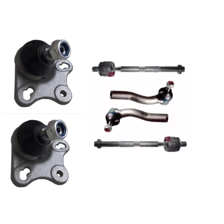 Kit Braço Axial Ponteira Terminal Par Pivo Classe A 160/190 1ª Linha