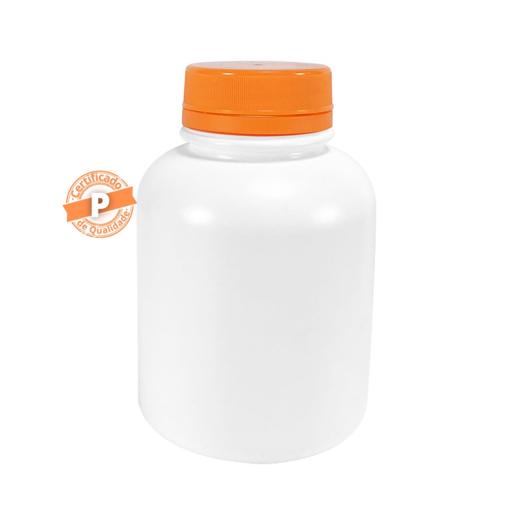 Pote para Capsulas 240ml C/ Tampa Rosca (20 Unidades)