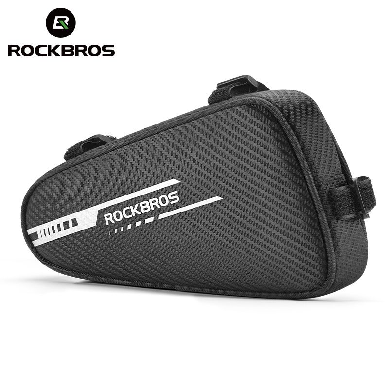 ROCKBROS Bolsa De Triângulo Reflexivo À Prova D'água Para Mountain Bike Bicicleta Quadros