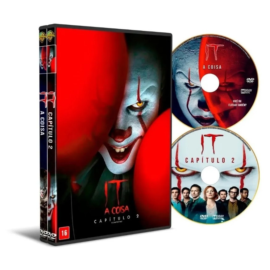 Dvd Filme Terror It A Coisa 2 Filmes Completos Dual Áudio Shopee Brasil