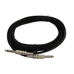 Cabo P10 + P10 Mono 5m Para Caixa profissional Guitarra Baixo Teclado Violão - 2557