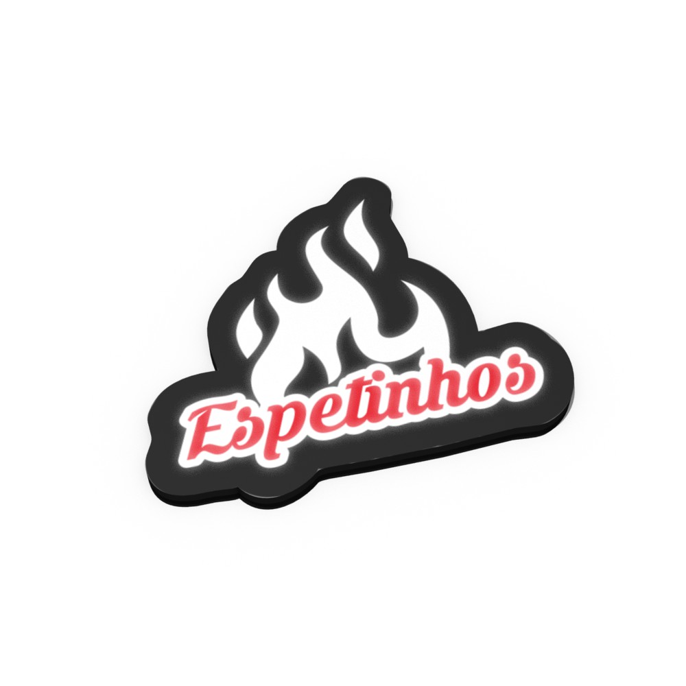 Letreiro Luminoso Espetinhos Fogo - Decoração