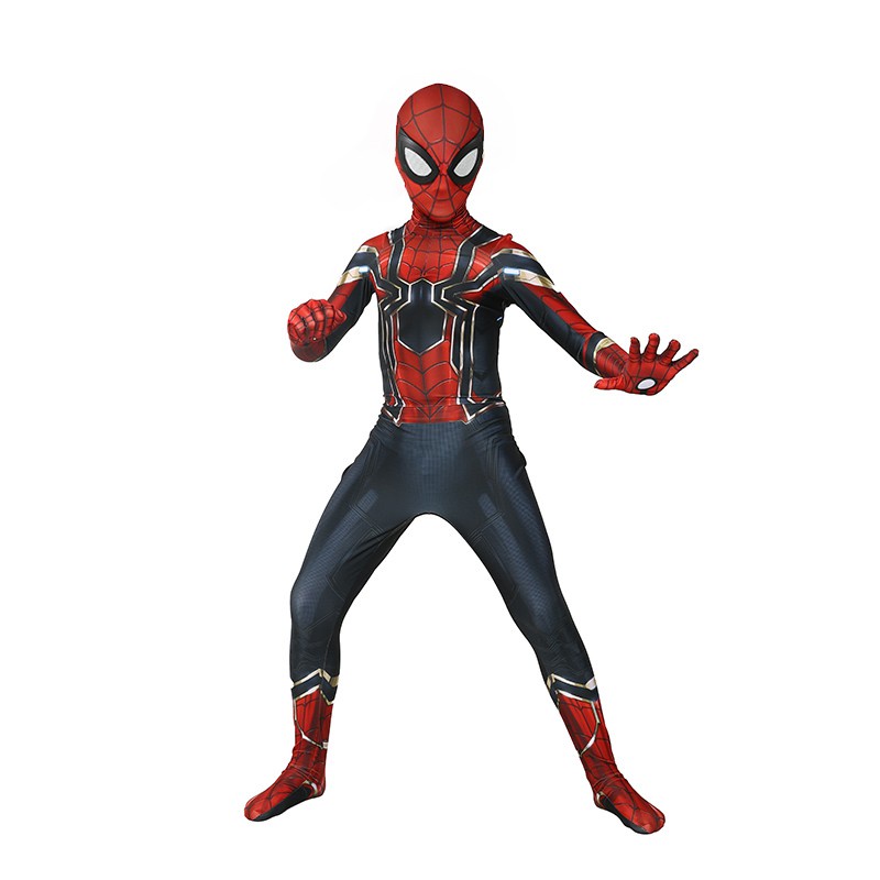 Fantasia Infantil Homem De Ferro Super-Herói Homem-Aranha