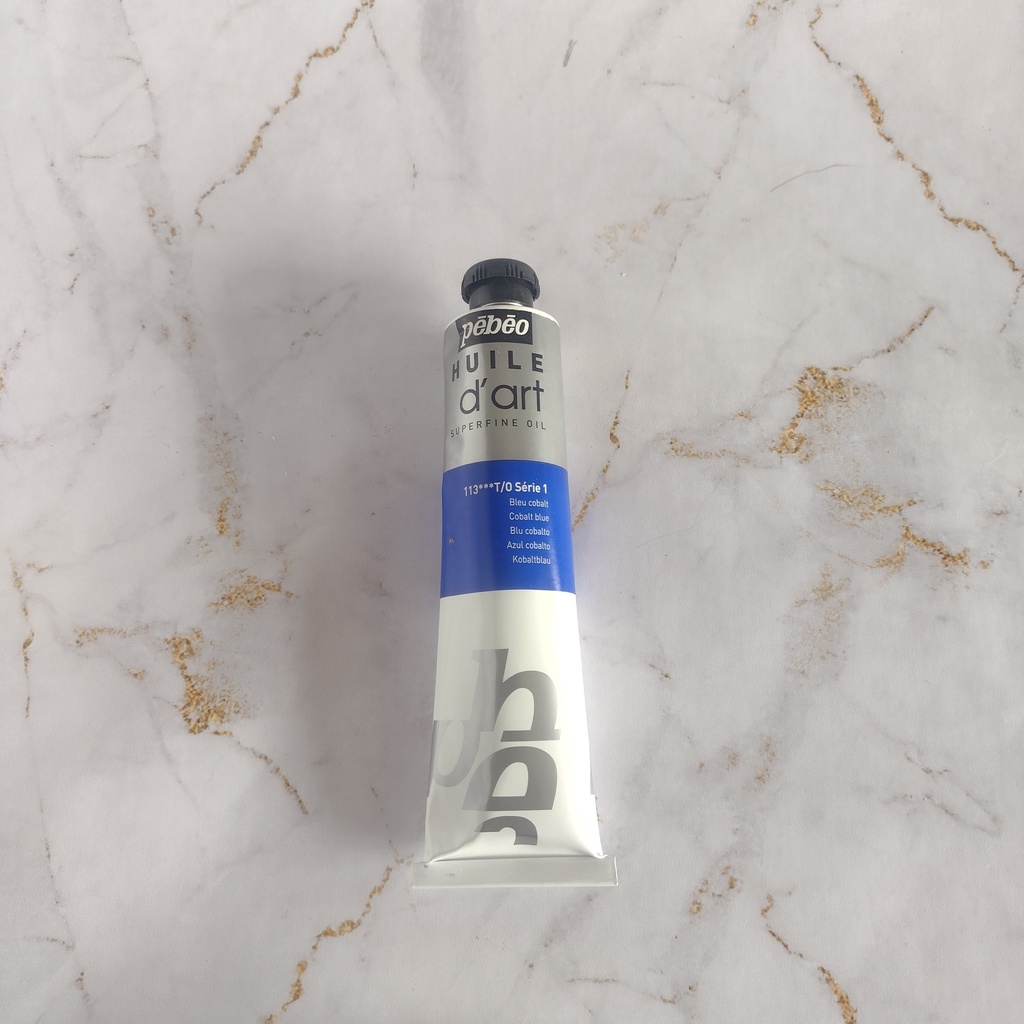 Tinta a Óleo Pébéo Huile D’Art 80ml 113 Azul Cobalto