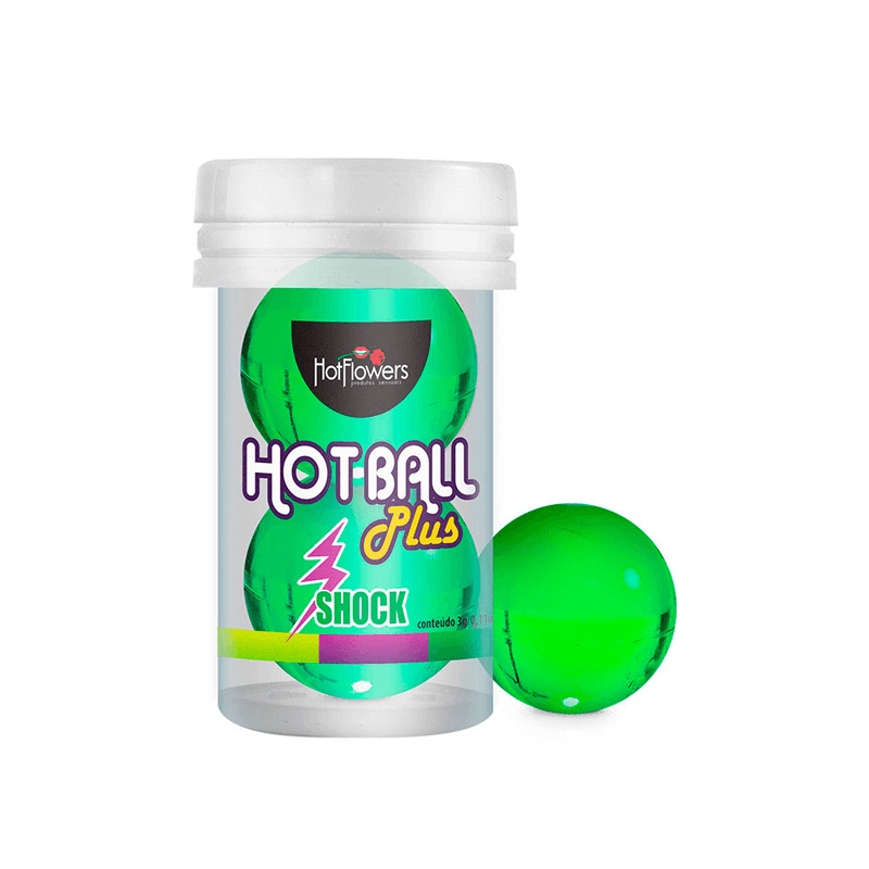Bolinhas Explosivas com Efeito "Shock" - Hot Flowers Hot Ball Plus - 2 Unidades