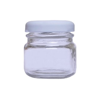 5 Potes de 40ml De Vidro Redondo Com Tampa De Metal para Brigadeiro / Temperos / Geleinha / Doces