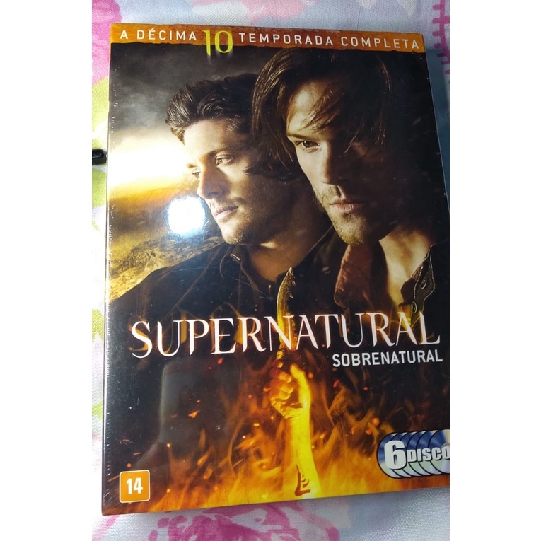 box dvd supernatural 10 temporada