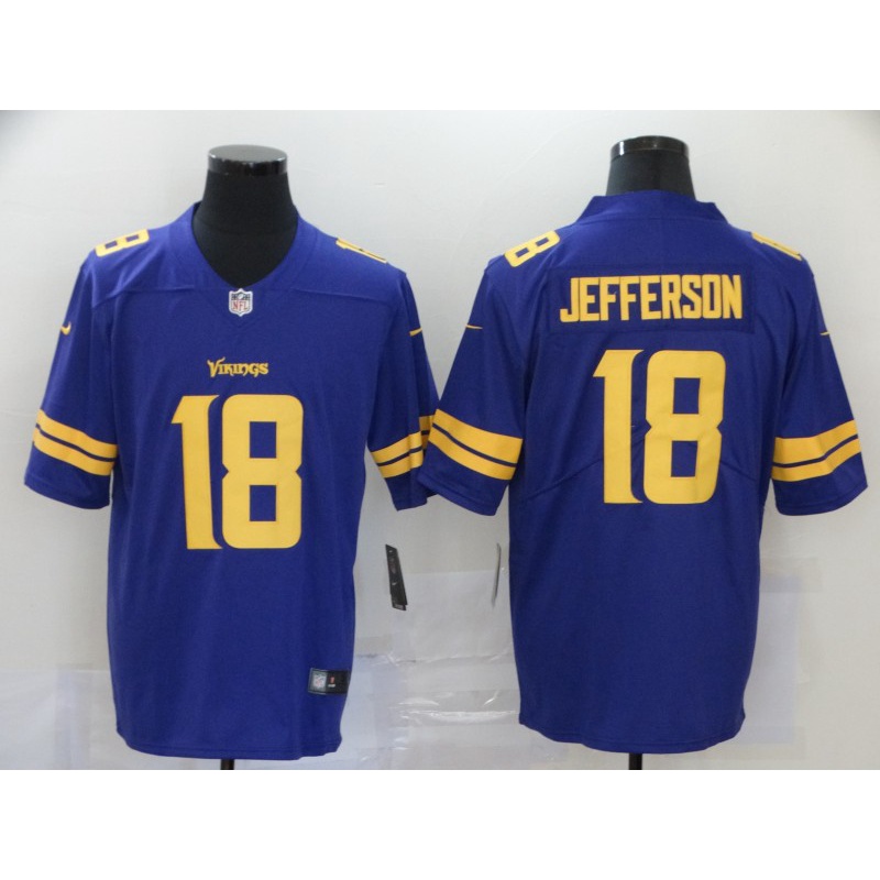 Maillot NFL Justin Jefferson Minnesota Vikings Nike Taille L - Officiel, Neuf, Violet