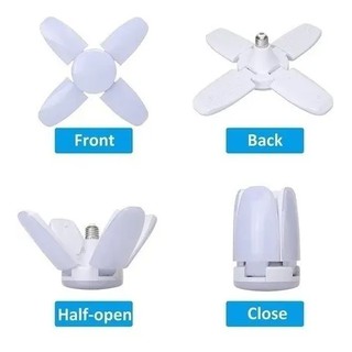 Lâmpada 45w Led Pétalas Dobrável Ajustável Bivolt 6500k