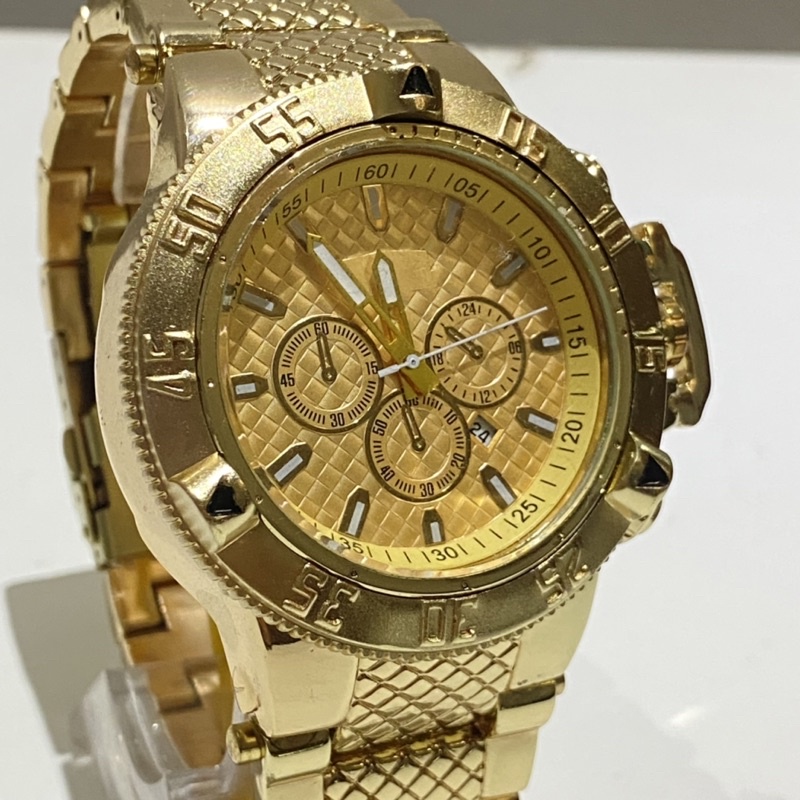 Relógio Invic Masculino Dourado Gold Zeus Olimpus 2022!