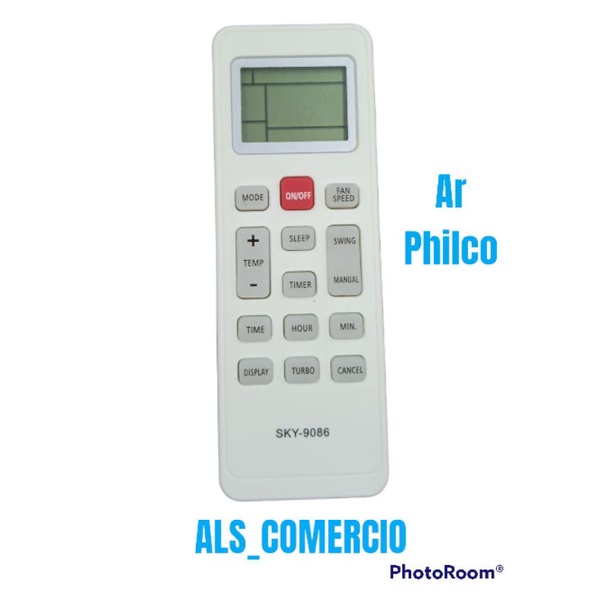 Controle Ar philco Cond.Split Philco M4/M/M3/M2/M5 -9086