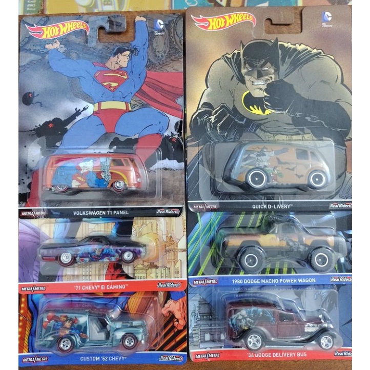 Hot Wheels Pop Culture Set 2016 Batman Vs Superman Kombi Panel