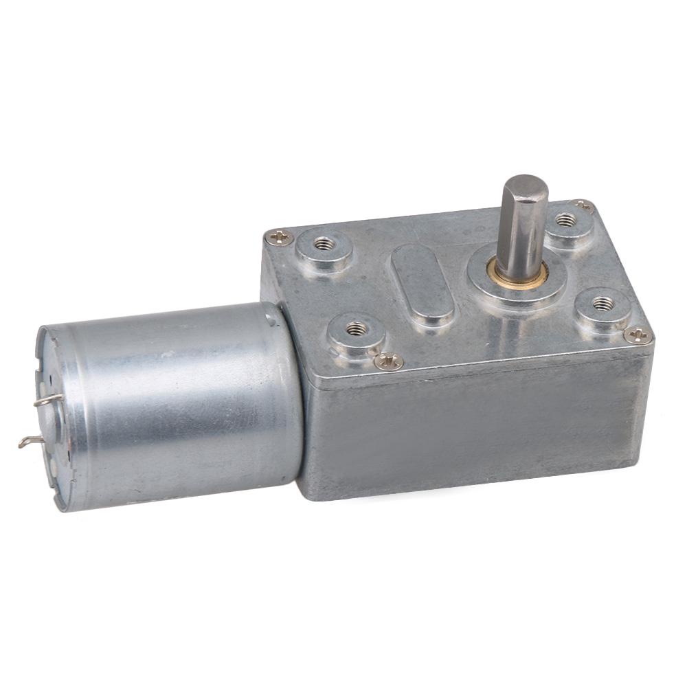 Motor 12v Dc 40rpm Com Caixa Redução Reversível