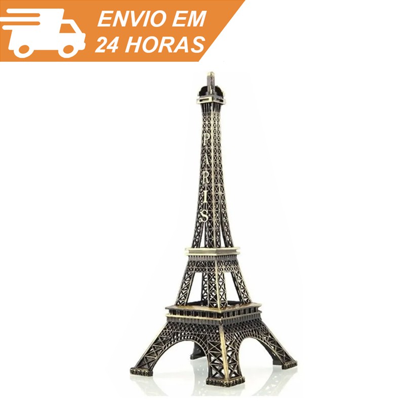Torre Eiffel Paris Miniatura 10 Cm Decoração Sala Enfeite