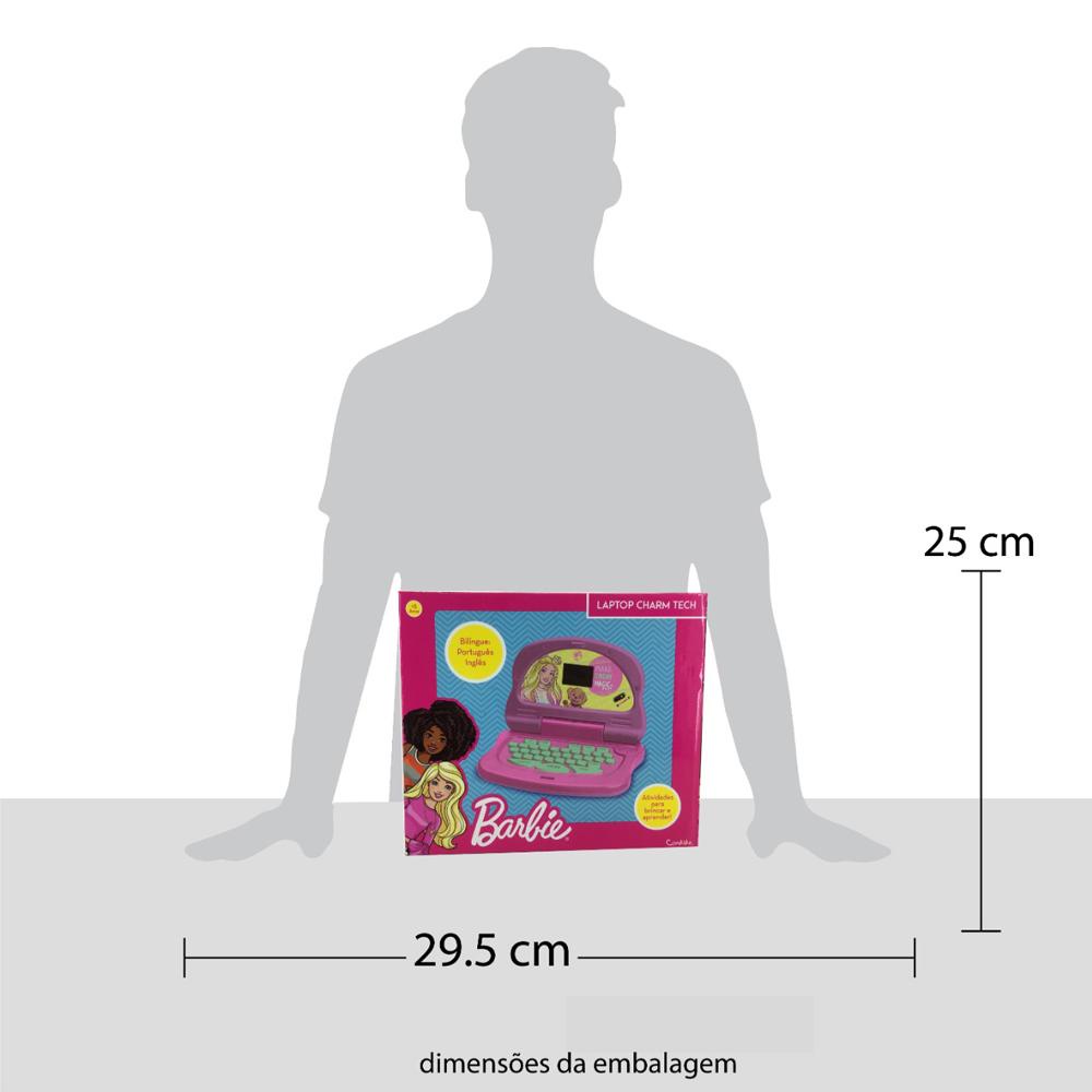 Detalhes do Laptop Charm Tech Barbie - Bilingue
