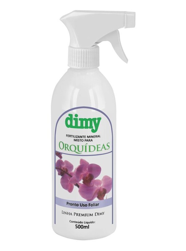 Fertilizante Foliar Orquídeas Pronto Para Uso 500ml DIMY