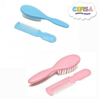 Escova de Bebê Kit Escova e Pente de cabelo para Bebê