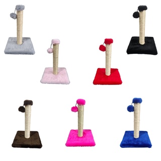 Arranhador poste de sisal para gato colorido, afiador de unhas, brinquedo arranhador, poste para arranhar pet.