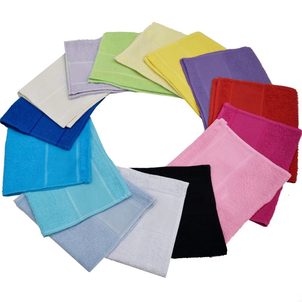 Kit Com 12 Lavabinhos Felpudo Com Espaço Para Bordar 24x38cm ENGOTEX