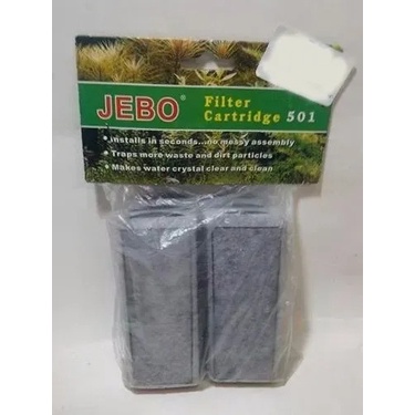 Refil Aquario Filtro Jebo 501 - 06 Unidades