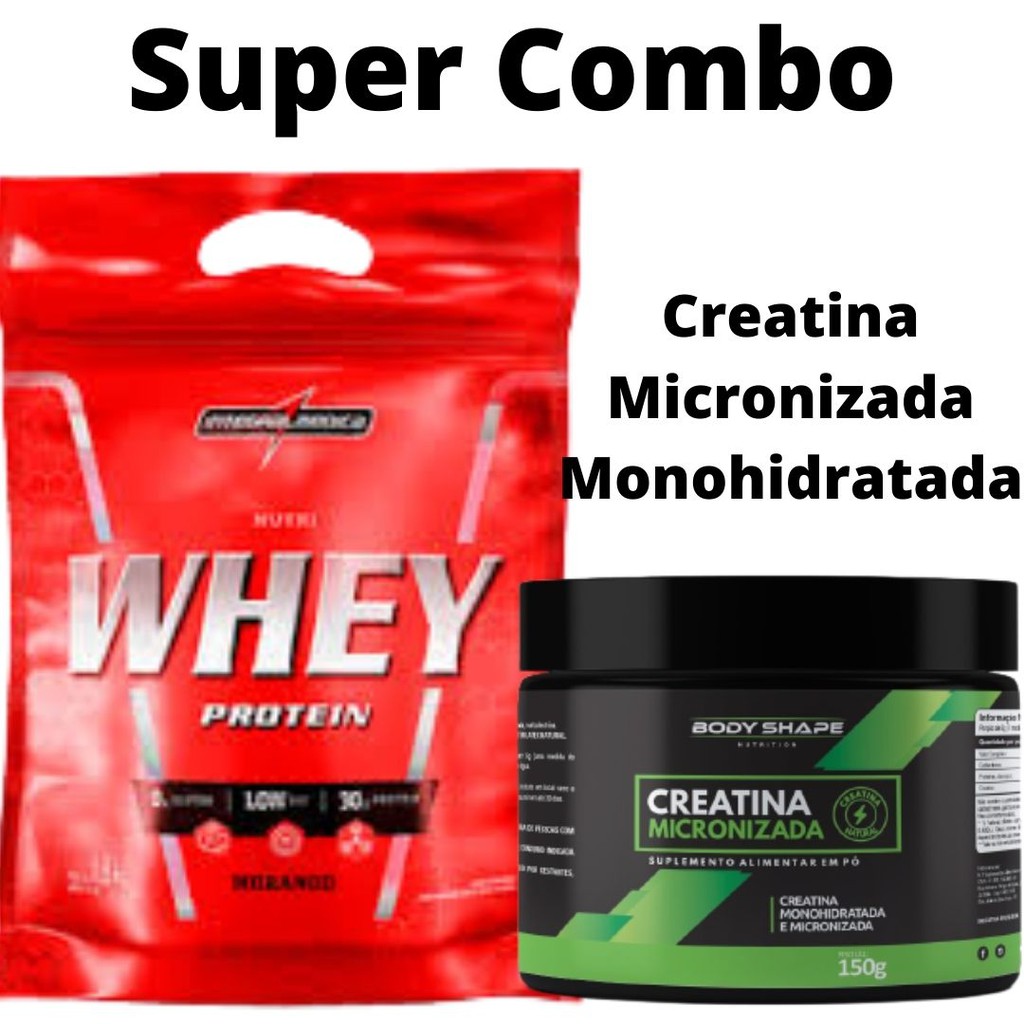 Combo whey protein  integral e creatina