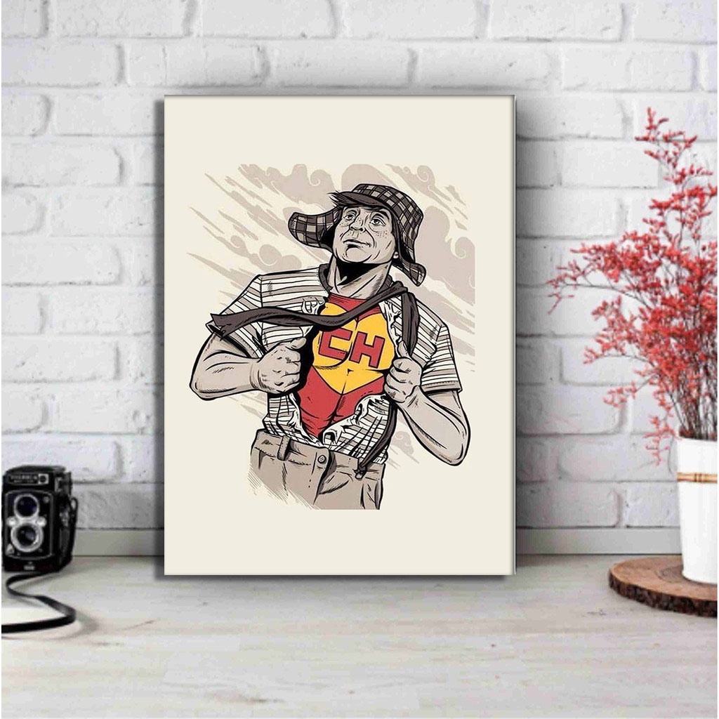 Quadro Decorativo Placa Quarto Sala Chaves Chapolin Colorado Antigo Desenho Mdf