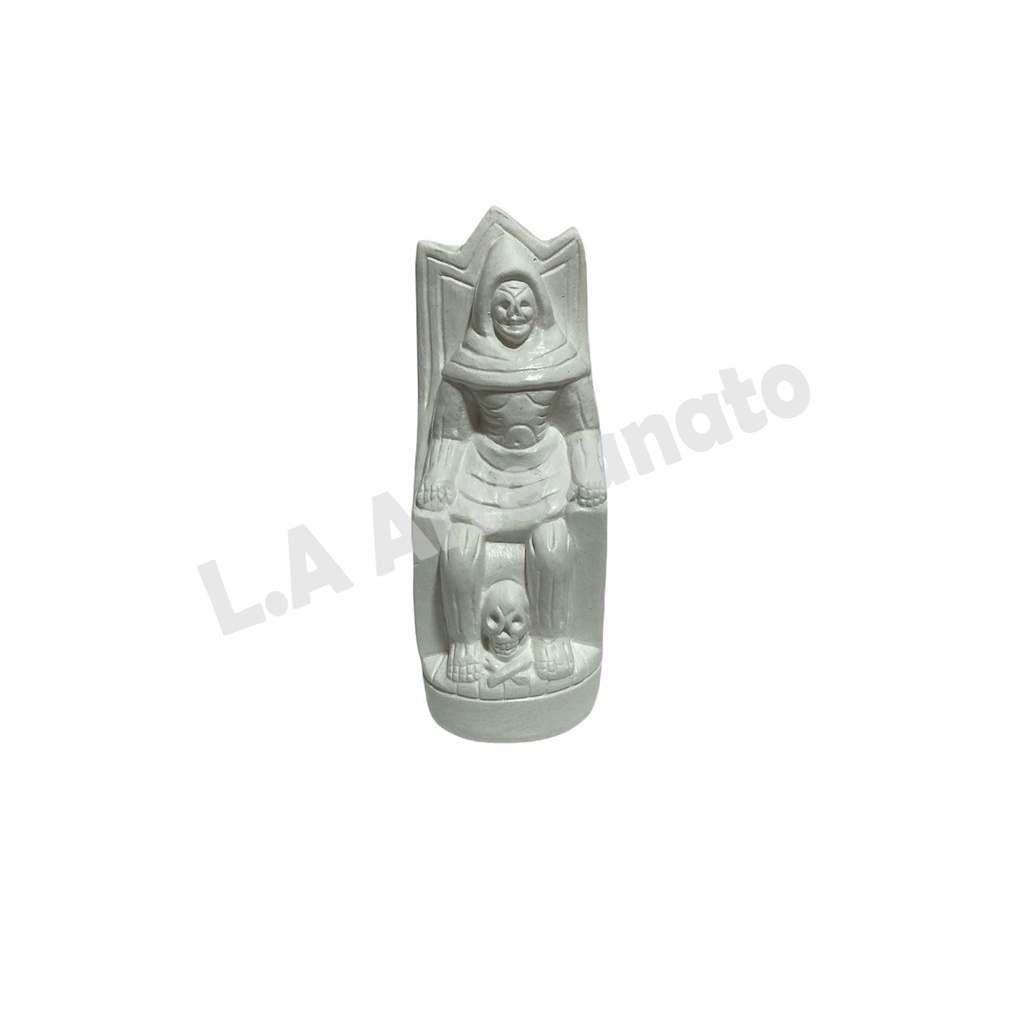 Imagem Exu Tata Caveira Em Gesso Cru 12 Cm Para Artesanato