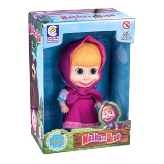 Boneca Masha 18 Cm Original Em Vinil Macio Roupinha Original